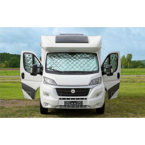 Pare-soleil thermique intérieur pour pare-brise de voiture, kit de pare-soleil pour vitre relevable, compatible Fiat Ducato 2006-2022 (1/4)