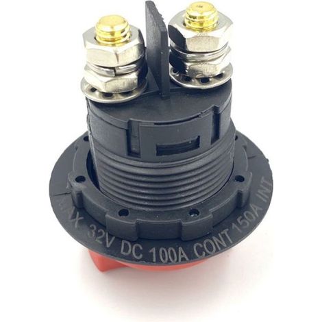 Coupe-circuit batterie voiture 12-48V - - Interrupteur déconnexion max 32V 100A CONT 150A INT (1/4)