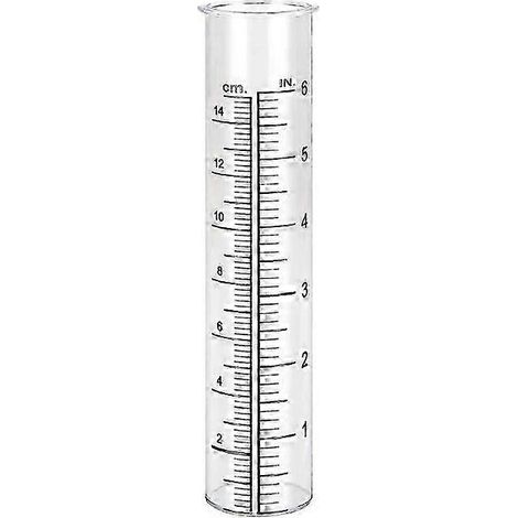 Tube de rechange transparent pour pluviomètre en plastique, outil de mesure des fissures de pluie. (1/5)
