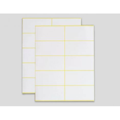 AHLSEN 150 Pièces, 76 x 38 mm, Étiquette Autocollantes Papier Blanc (1/5)