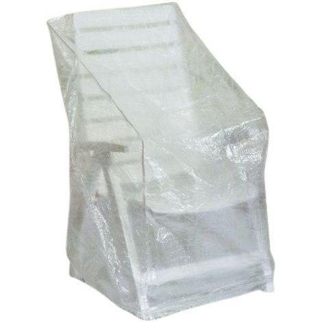 TrendLine Schutzhülle Basic Stapelstühle 65x65x110/150 cm Abdeckung Gartenmöbel (1/2)