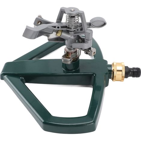Arroseur rotatif pour pelouse de cour, Rotation à 360 degrés, couverture réglable de grande surface, jardin automatique, argent (1/5)