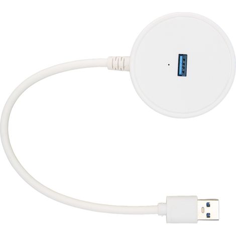 Hub USB 4 ports USB 3.0, répartiteur USB 3.0, transmission 5 Gbit/s, grande capacité 10 To, compatible Windows, macOS et Linux. (1/5)