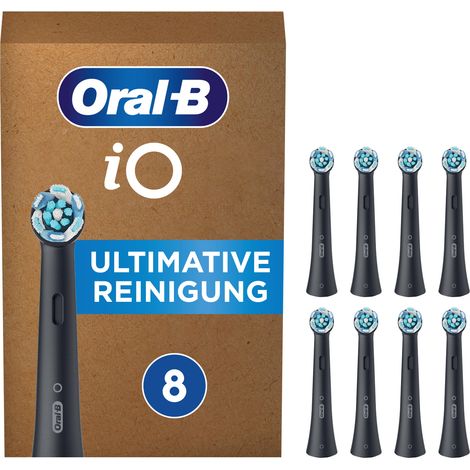 Oral-B iO Ultimative Reinigung BLACK 8er FFU Aufsteckbürsten (1/5)