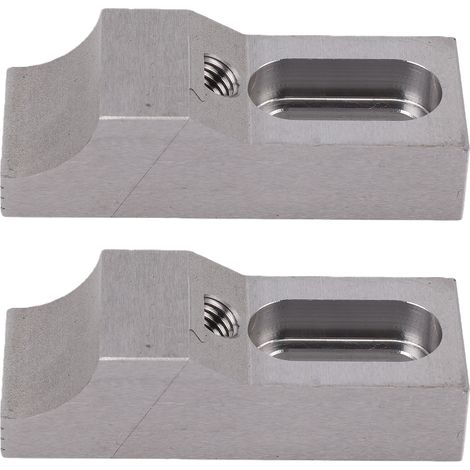 Étau de serrage latéral S136H, moule en acier trempé M8, mâchoire à Arc à profil bas, pinces à orteils pour fraisage, maintien de travail de Machine CNC, 2 pièces (1/5)