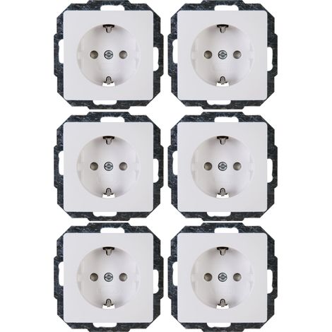 Kopp Frutto Presa schuko Paris Bianco 920702011 6 pz. (1/4)