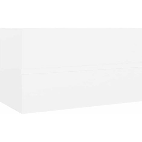 Maison Exclusive - Mobile Lavabo Bianco 80x38,5x45 cm in Legno Multistrato (1/5)