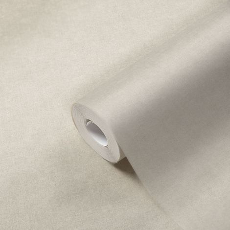 Papier peint gris clair pour salon Tapisserie moderne pour chambre adulte et bureau Papier peint uni pour couloir (1/5)