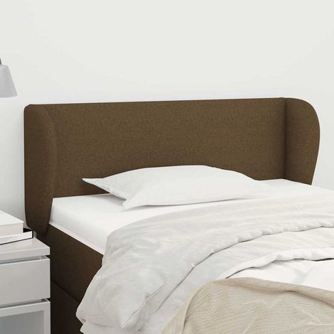 vidaXL Cabecero de tela gris oscuro 103x23x78/88 cm (1/5)