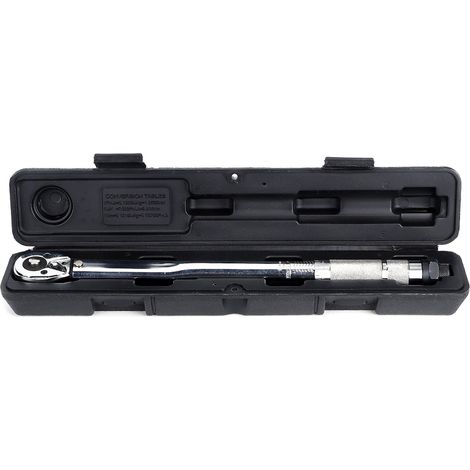 Clé dynamométrique de haute précision 3/8" pour réparation automobile (couple préréglé de 19 à 110 Nm) - Outils spéciaux pour la réparation automobile - Accessoires non inclus (1/5)
