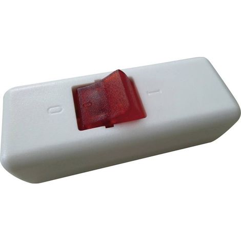 Interrupteur pour câble souple interBär 8010-108.01 blanc, rouge 2 x Off/On 10 A 1 pc(s) D75444 (1/3)