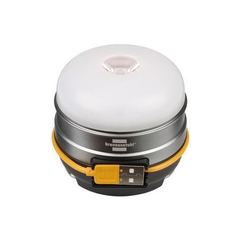 Brennenstuhl – Lampe portable LED OLI 0300A – Alimentation batterie lithium 3,7V – Flux lumineux variable 100-5% – Fixation avec crochets et aimants
