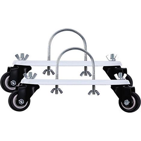 Roulette De Radiateur Remplie D'huile 2 Pièces Chauffage Électrique Mobile Base Universelle Facile À Installer Roulette De Chauffage Remplie D'huile avec (1/4)
