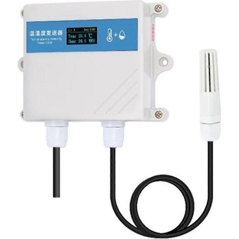 Wandmontierter Temperatur- und Feuchtigkeitssensor mit RS485-Sender (1/5)