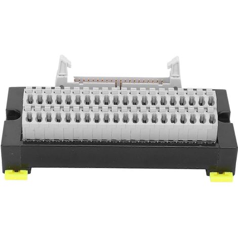Bloc de jonction 40 broches, adaptateur de montage sur rail DIN, prise de commande de commutateur IDC40PDK (1/4)