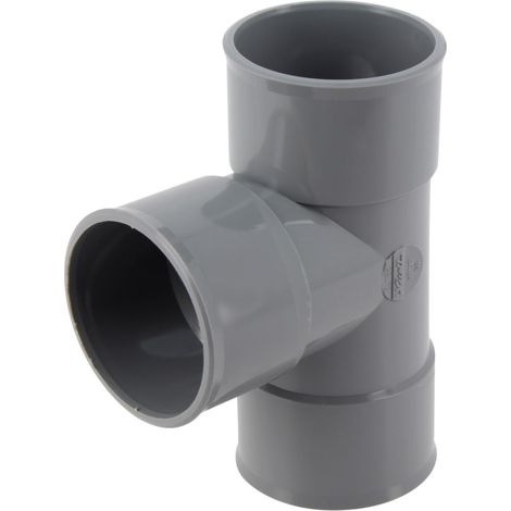 culotte pvc - femelle / femelle - 87 degrés30 - diamètre 50 mm - nicoll ubj188