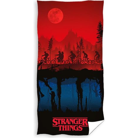 Serviette Stranger Things en coton