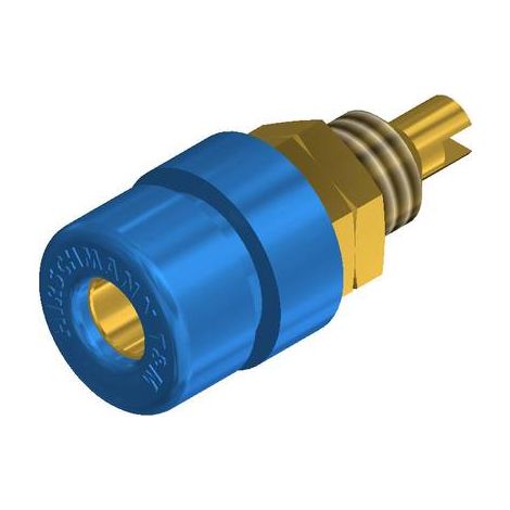 Douille banane Ø de la broche: 4 mm Hirschmann Test & Measurement BIL 30 Au 930166702 bleu 1 pc(s) (1/2)