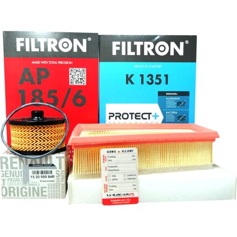 3 filtri per Renault Scenic 3 III 12- 1.2 TCe (1/4)