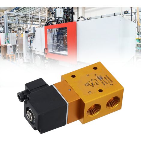Électrovanne inverseuse à trois voies, à deux positions et à commande pilote interne SG23JD-15P G1/2", 220 V CA (1/5)