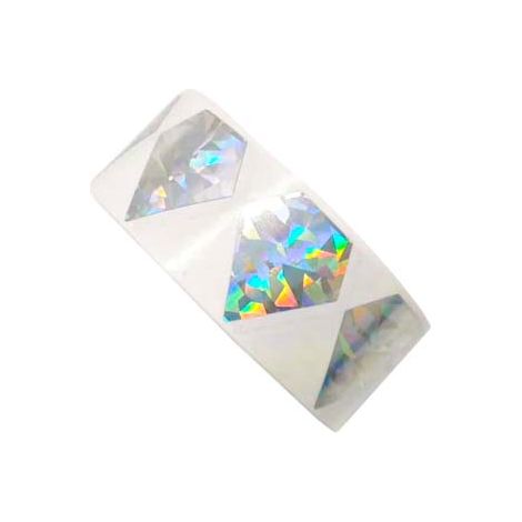 Adesivi gratta e vinci DIAMOND 15x28mm HOLO x500 (1/2)