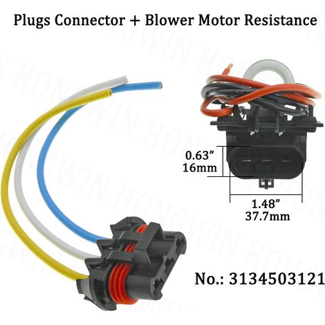 Widerstände 3134503121 mit Kabel, geeignet für Kühlerlüftermotoren von Chevrolet-Dieselfahrzeugen (1/4)