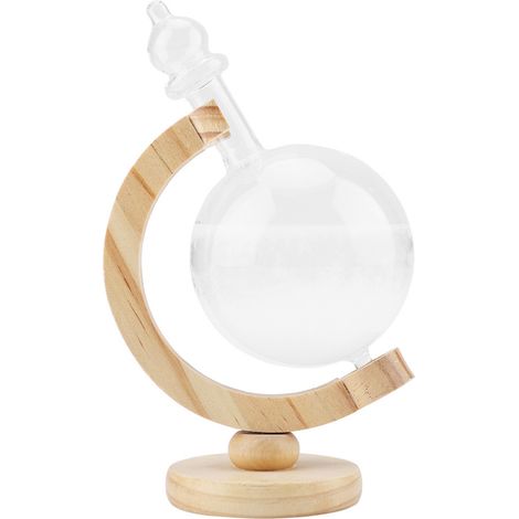 Globe météo créatif en verre, bouteille météo sphérique, décoration intérieure, ornement, cadeau (1/5)