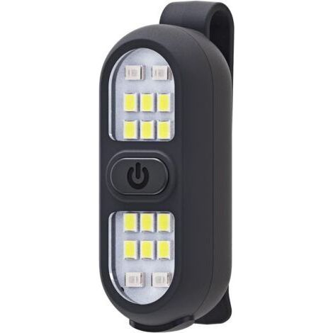 Lot de 1 Lampes de Course à Pied à Clipser Rechargeables lumière de sécurité pour Coureurs Lampe de Poche Mains Libres Lampe de Travail LED Clignotante Clignotant Jogging Promenade Camping randonnée (1/4)