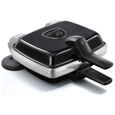 Set 3 jeux de plaques Gaufres avec Gaufrettes et Croque-monsieur Lagrange 039622 1000 W Noir
