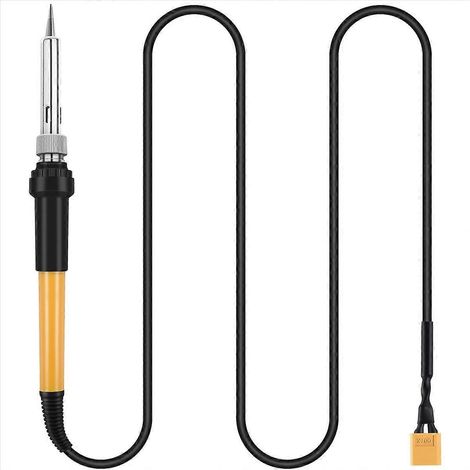Fer à souder portable – Connecteur XT60 – Compatible avec les batteries LiPo 3S 12V – Idéal pour les drones et les modèles réduits radiocommandés – JBMEDIA (1/4)
