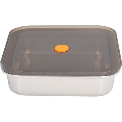Boîte de conservation alimentaire en acier inoxydable, boîte bento avec couvercle (1/5)