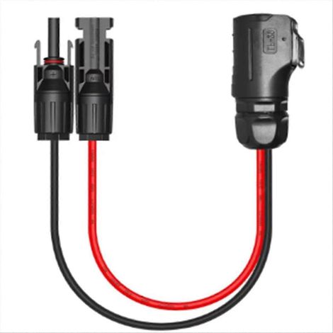 Rundstecker mit 2 Pins für Solarmoduladapter, wasserdichter Stecker IP67, Photovoltaik-Kabelkonverter, kompatibel mit 12V/24V-Systemen, wasserdichtes Anschlussset, für den Außenbereich, wetterfest. (1/5)