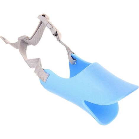 Muselière pour chien avec sangle ajustable, idéale pour le toilettage et l'éducation des chiens de petite, moyenne et grande taille. Confortable et empêche les morsures et les mâchonnements.-M
