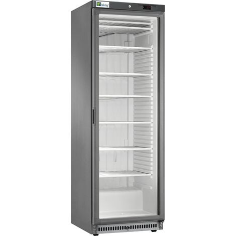 Armoire négative porte vitrée - 268 l - finition inox - AFI COLLIN-LUCY