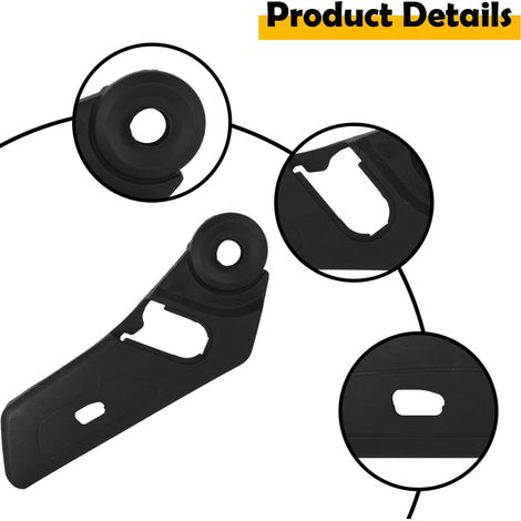 Embellecedor del interruptor del asiento del conductor izquierdo 1RX04XDVAB Panel decorativo negro, Caliber 2010-2012 (1/5)