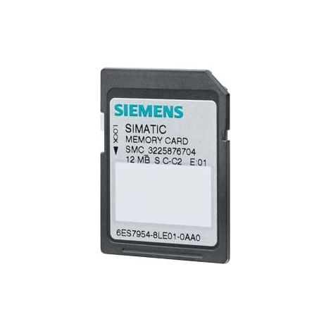 6ES7954-8LE03-0AA0 - SIMATIC S7, carte mémoire pour S7-1x00 CPU/SINAMICS 3, Flash 3V, 12 Mo