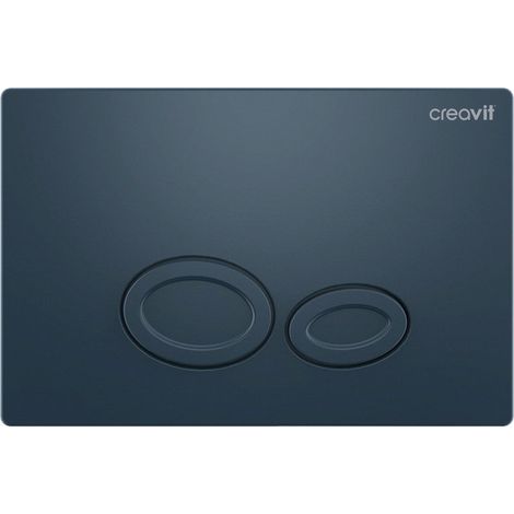 Creavit Drop WC Betätigungsplatte 2-Mengen-Spülung Basalt matt Creavit Drop WC Betätigungsplatte 2-Mengen-Spülung Basalt matt (1/2)