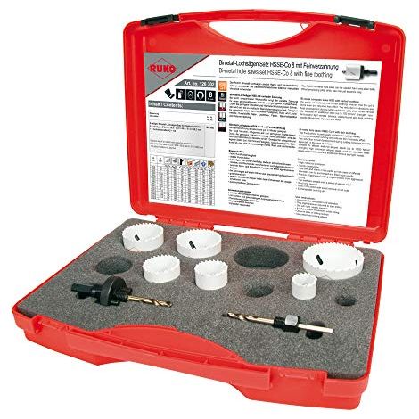 RUKO HSSE-Co8-Bi-Metallo  Seghe a  tazza  8 pz  22-68x38  mm -  126302 (1/3)
