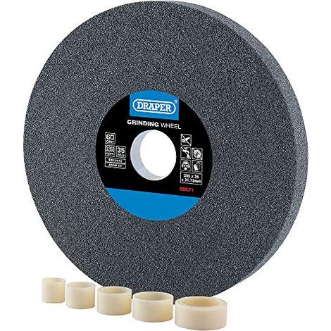 Draper 99571 - Mola da banco in ossido di alluminio, 60 g, 200 x 25 mm (1/4)
