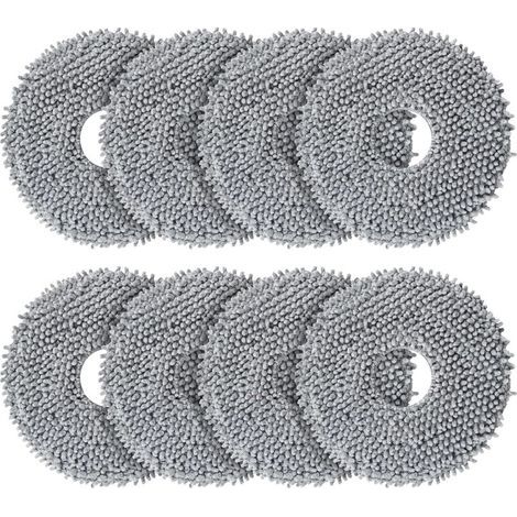 8 Pack Replacement Wipes for Roborock Saros 10R / Q Revo / Qrevo MaxV / Qrevo Master / Qrevo Slim / Qrevo Pro / Qrevo S / Qrevo Curve Robots (1/4)