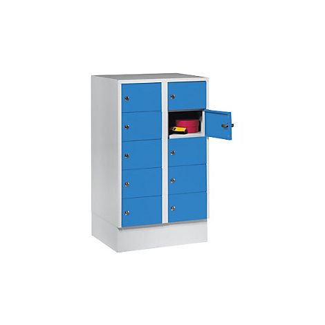 Wolf 978968 Wolf Armadio casellario 2 scomparti grigio (1/3)
