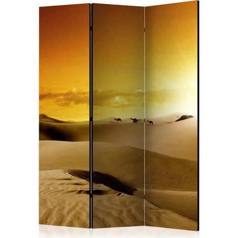 Paravento - March of camels [Room Dividers] - 135x172 (1/4)
