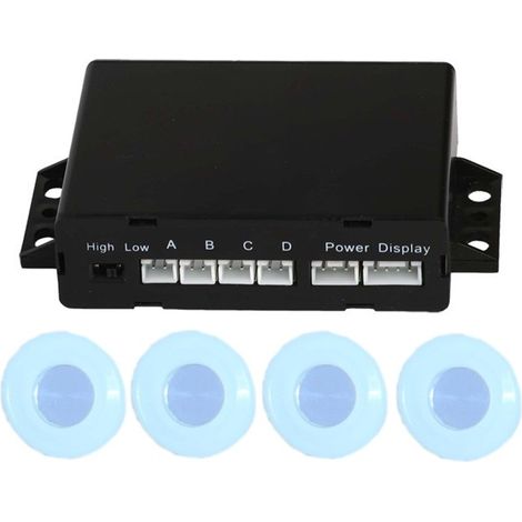 Radar de recul 4 capteurs à peindre - buzzer sonore parking (1/2)