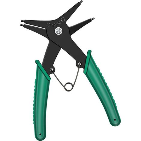 Pince à Circlips, Pince à Circlips 2 en 1 en Acier à Haute Teneur en Carbone, Pince à Circlips pour la Réparation et l'entretien, Outil de Pince à Circlips avec Conception à (1/5)