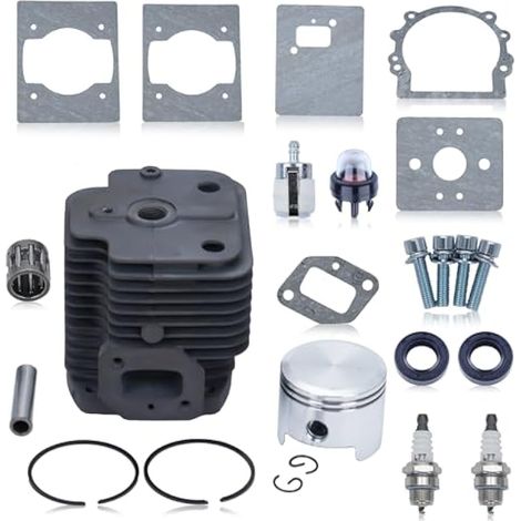 Kit Cylindre Piston PB-770 pour Echo PB-770, PB-770H, PB-770T, PB-650, PB-651, PB-750, PB-751, PB-755 Souffleurs, avce Joint, Filtre à Carburant, Poire D'amorçage, Remplace pour A130002130 (1/5)
