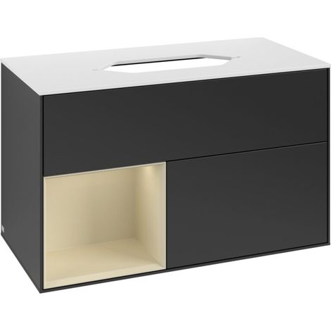 Villeroy & Boch G651HJPD Meuble sous-lave-main Finion G65