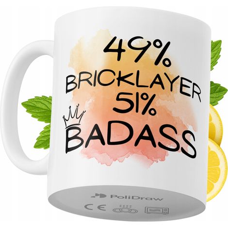 Lustige Tasse für Maurer – Kaffee- oder Teetasse mit witzigem Textdesign – ideal für Geburtstage, Namenstage, Feiertage und besondere Anlässe. Hochwertige Tasse für Zuhause, Büro und Arbeit. Farbe: We