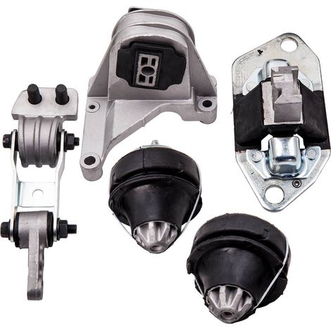 Juego de 5 soportes de barra de torsión motor Bancada motor for Volvo S60 V70 XC70 XC90 30680750 30778951 EM5528 Montaje del motor del motor