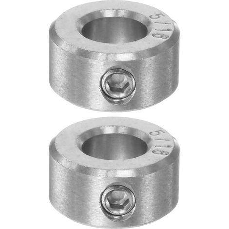2pcs Bague de Réglage Bague Arrêt d'axe Butée Arbre 5/16" Alésage (1/5)