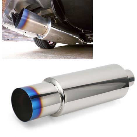 Modification de la voiture : Collecteur d'échappement en acier inoxydable, de 2,5 pouces à 4,0 pouces. (1/5)